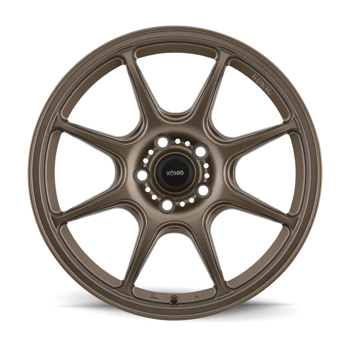Konig Lockout Matte Bronze 18x9.5 +22 5x114.3mm 73.1mm - Wheelwiz