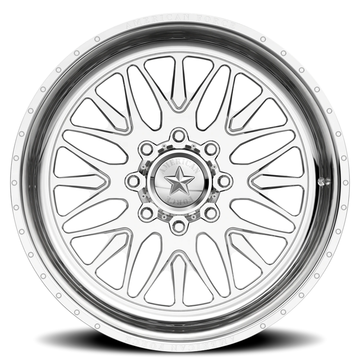 American Force H37 Locus SS Polished 26x14 -73 6x135mm 87mm