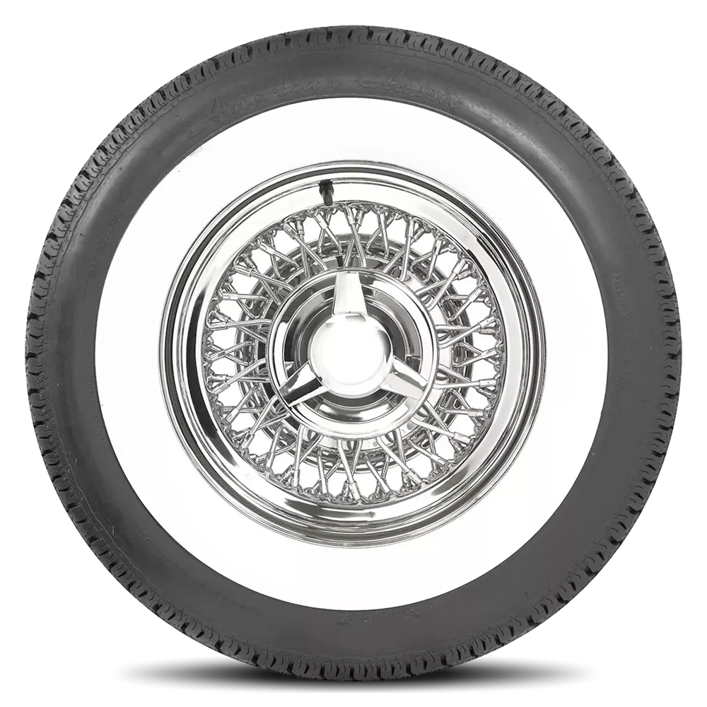 Coker American Classic Radial (2 1/2 INCH Whitewall) 235/75R14 - Wheelwiz