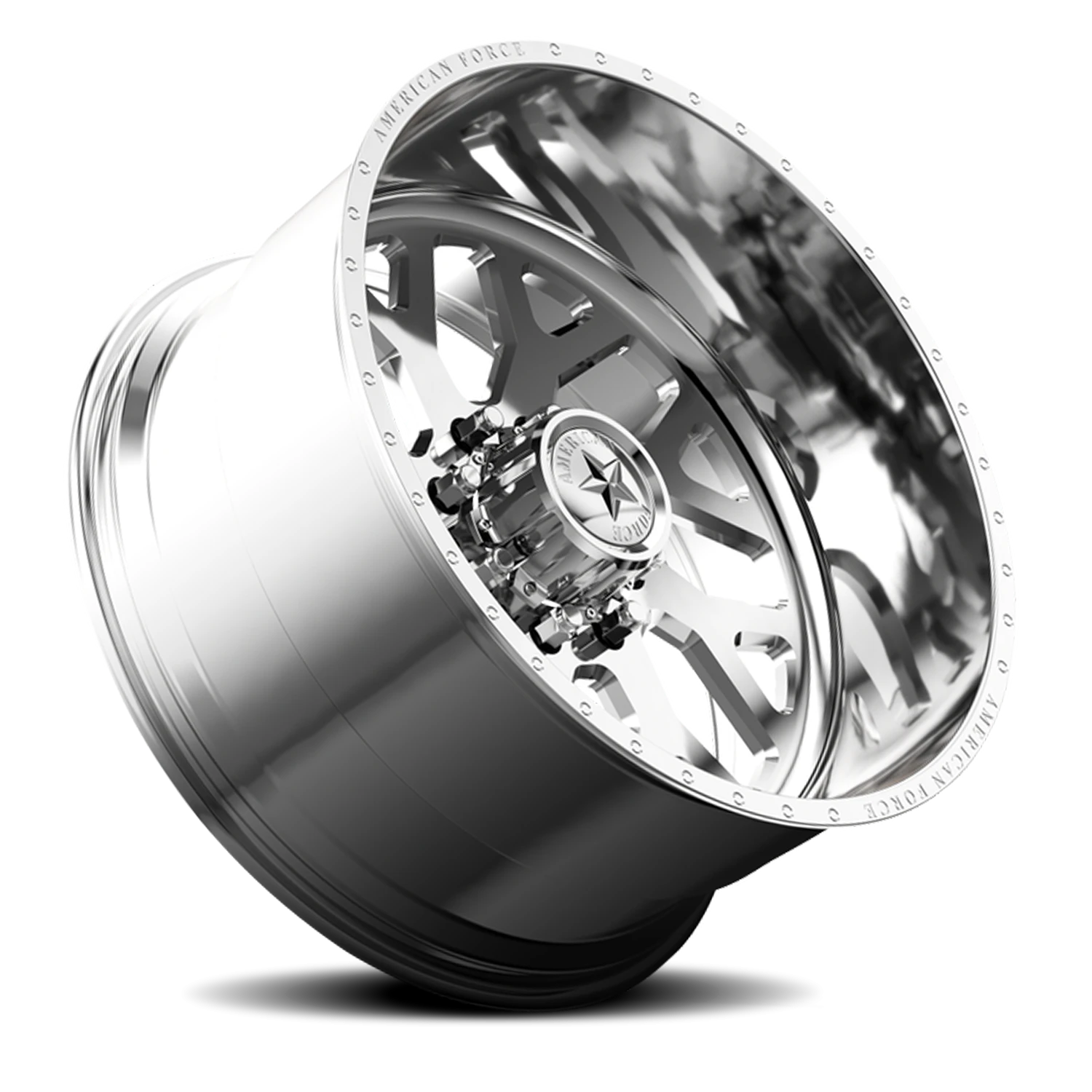 American Force G77 Lucky SS Polished 20x10 -25 5x139.7mm 77.8mm - Wheelwiz