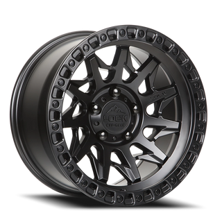 Lock Offroad Lunatic Matte Black W/ Matte Black Ring 20x9 +20 8x170mm 125.2mm