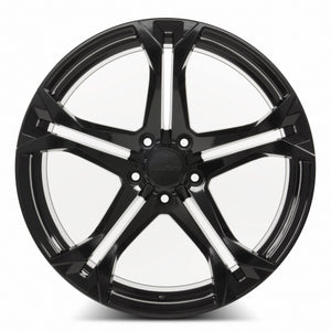 MRR M017 Gloss Black 20x10 +23 5x120mm 67.1mm - Wheelwiz