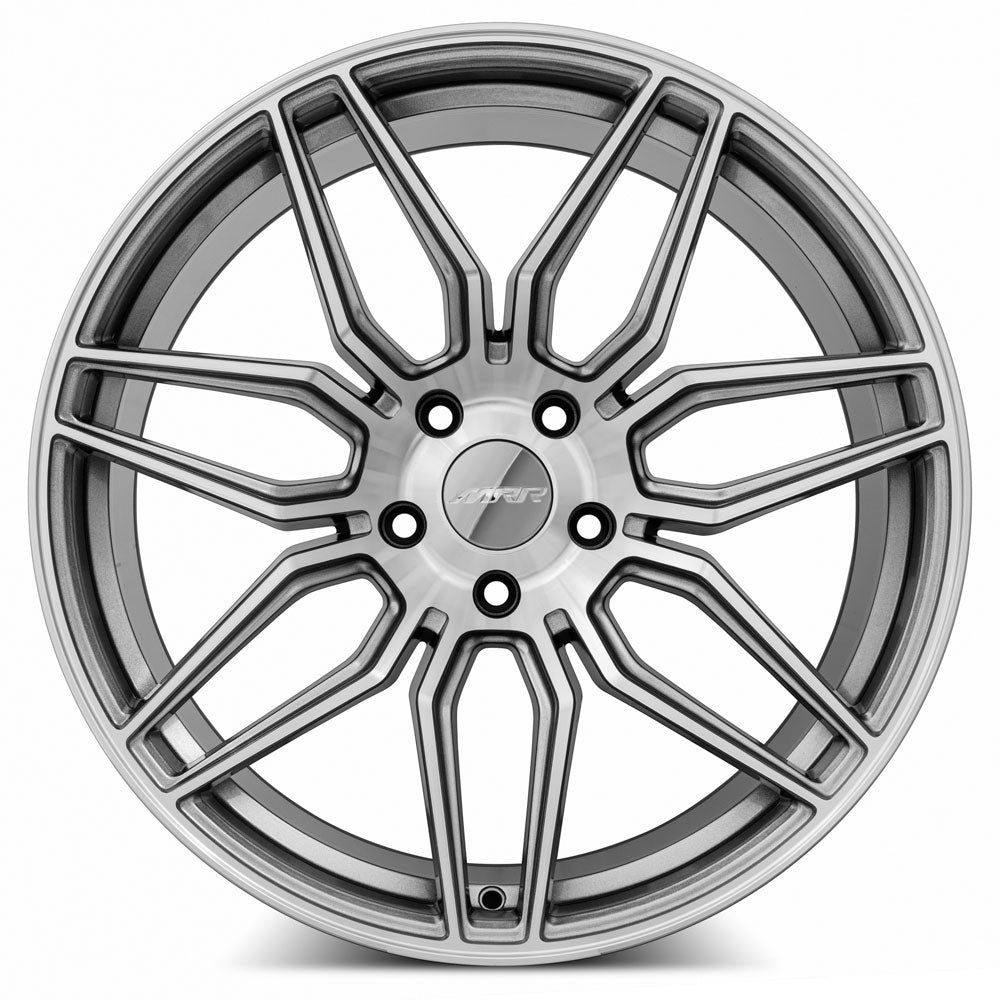 MRR M024 Gun Metal Graphite fit Corvette C6 C7 Base/Stingray/Z51 ( front: M024199552050GM ) 20x11 +73 5x120.65mm 70.3mm