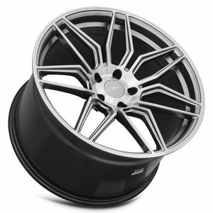 MRR M024 Gun Metal Graphite fit Corvette C6 C7 Z06/Grandsport/ZR1 ( rear: M02420A252050GM) 19x10 +30 5x120.65mm 70.3mm