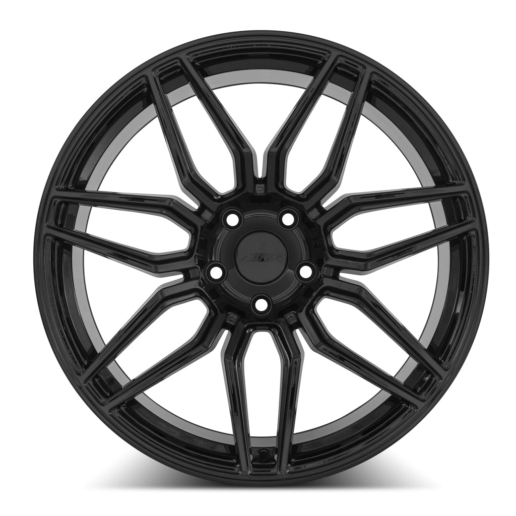 MRR M024 Gloss Black 20x12 +50 5x120.65mm 70.3mm - Wheelwiz