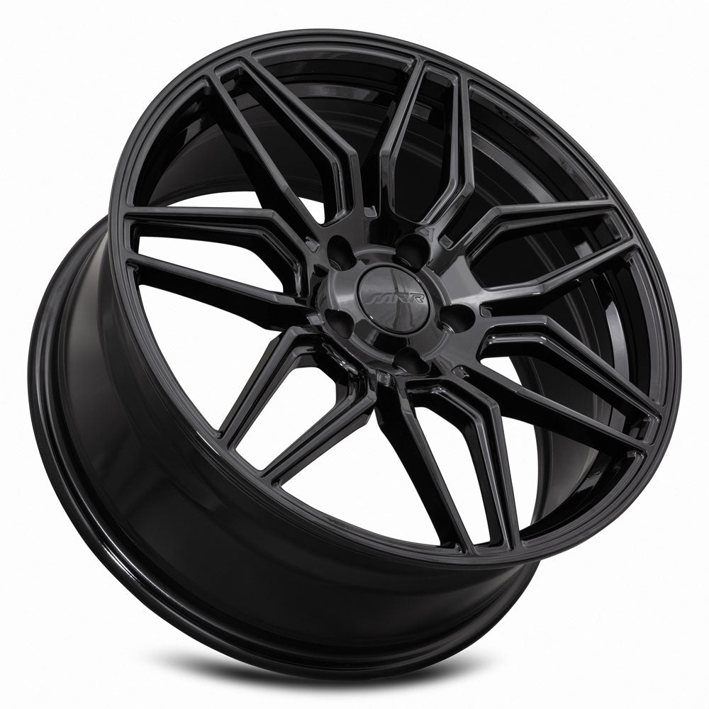 MRR M024 Gloss Black 19x10 +30 5x120.65mm 70.3mm - Wheelwiz