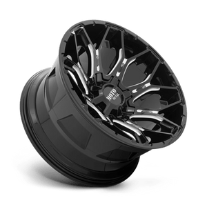 Moto Metal MO808 SNIPER Gloss Black Milled 20x10 -18 8x165.1mm 125.1mm - Wheelwiz