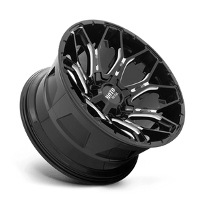 Moto Metal MO808 SNIPER Gloss Black Milled 22x12 -44 8x165.1mm 125.1mm - Wheelwiz