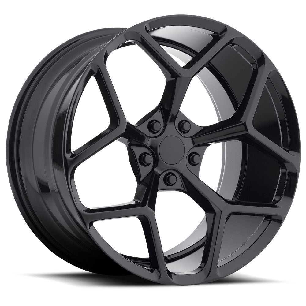 MRR M228 Gloss Black 22x9.5 +25 5x120mm 67.1mm - Wheelwiz