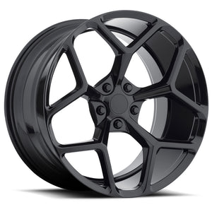 MRR M228 Gloss Black 22x9.5 +25 5x120mm 67.1mm - Wheelwiz
