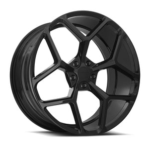 MRR M228 Gloss Black 22x10.5 +38 5x120mm 67.1mm - Wheelwiz