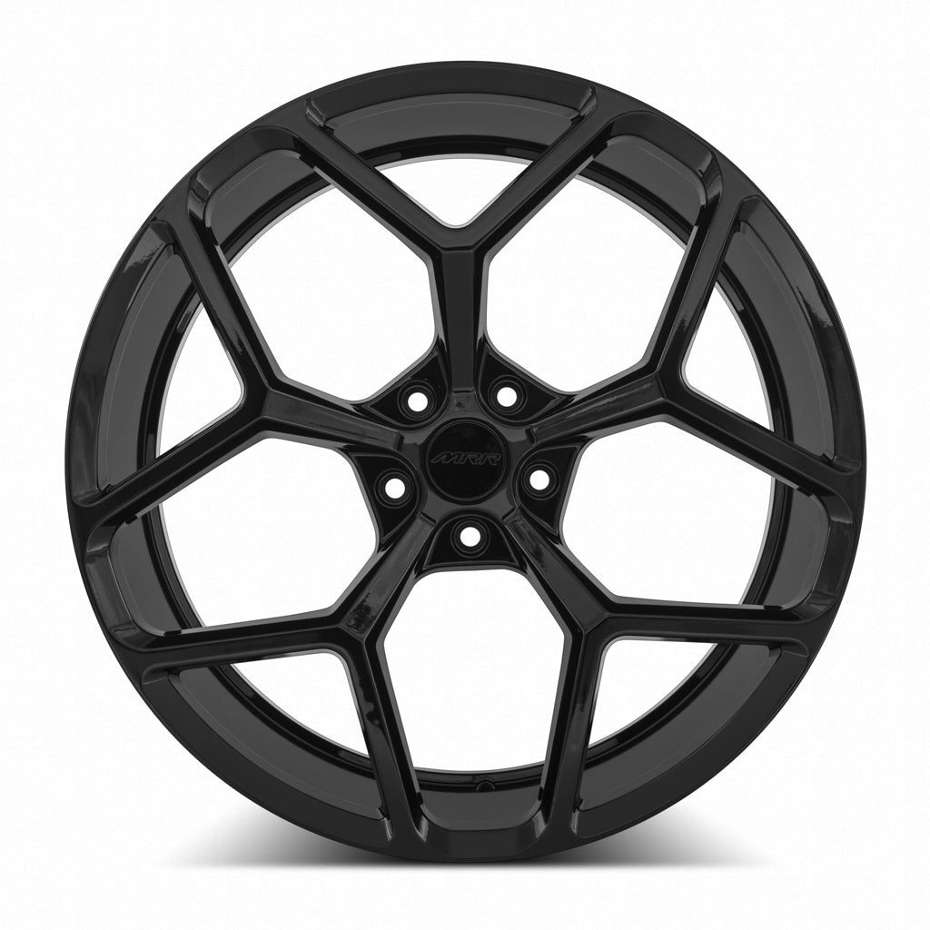 MRR M228 Gloss Black 22x10.5 +38 5x120mm 67.1mm - Wheelwiz