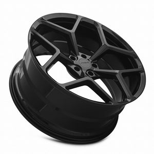 MRR M228 Gloss Black 22x10.5 +38 5x120mm 67.1mm - Wheelwiz