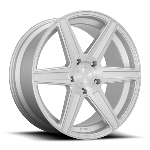 Niche M235 CARINA Gloss Silver Brushed 24x10 +30 5x150mm 110.1mm - Wheelwiz