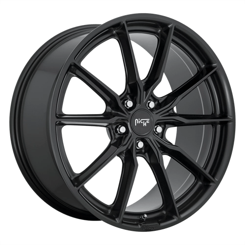 Niche M238 RAINIER Matte Black 18x8 +25 5x114.3mm 72.6mm - Wheelwiz