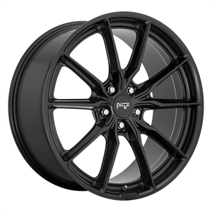 Niche M238 RAINIER Matte Black 18x8 +42 5x112mm 66.6mm - WheelWiz