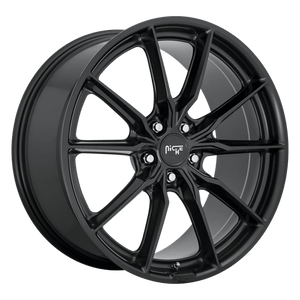 Niche M238 RAINIER Matte Black 18x8 +42 5x112mm 66.6mm - WheelWiz