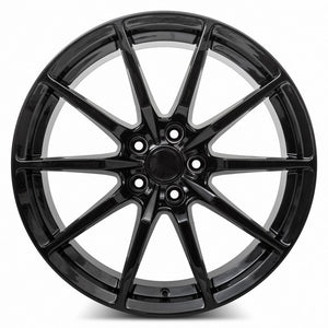 MRR M350 Gloss Black 19x11 +55 5x114.3mm 70.5mm