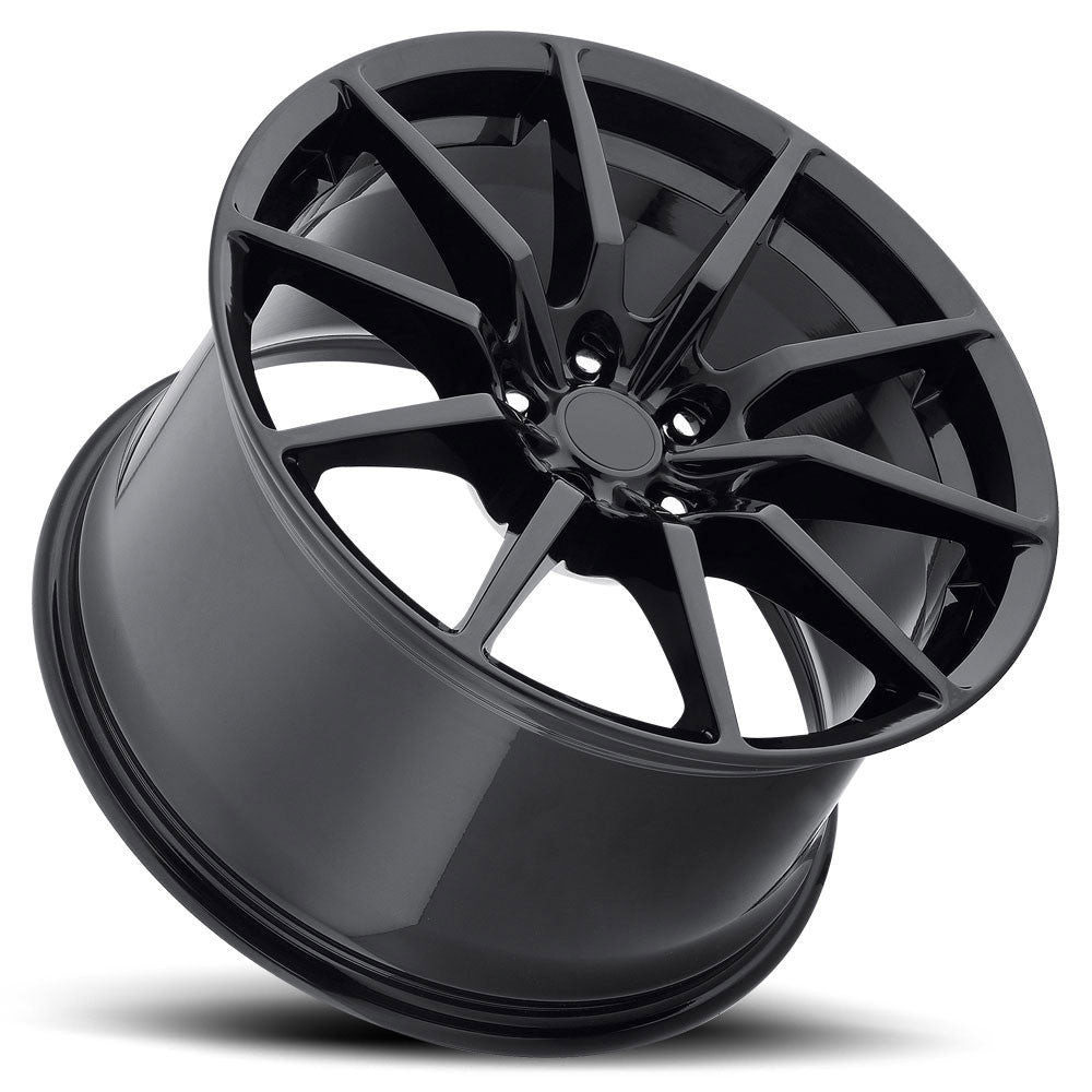 MRR M350 Gloss Black 19x11 +55 5x114.3mm 70.5mm - Wheelwiz