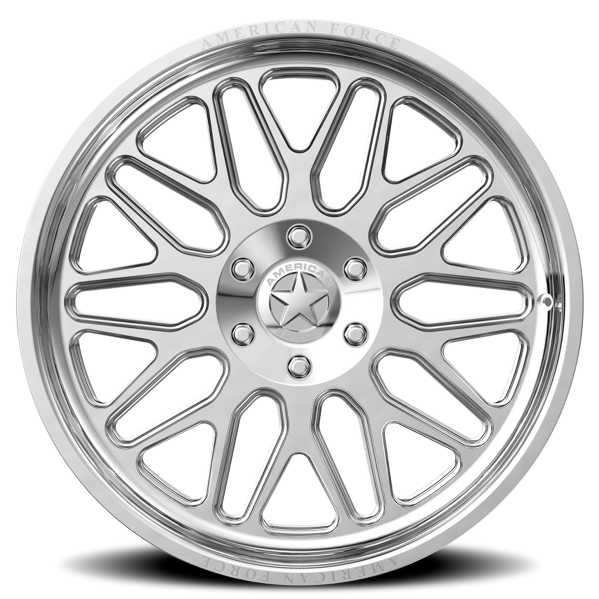 American Force M54 Evolve HO Polished 22x10 +25 5x135mm 87mm - Wheelwiz