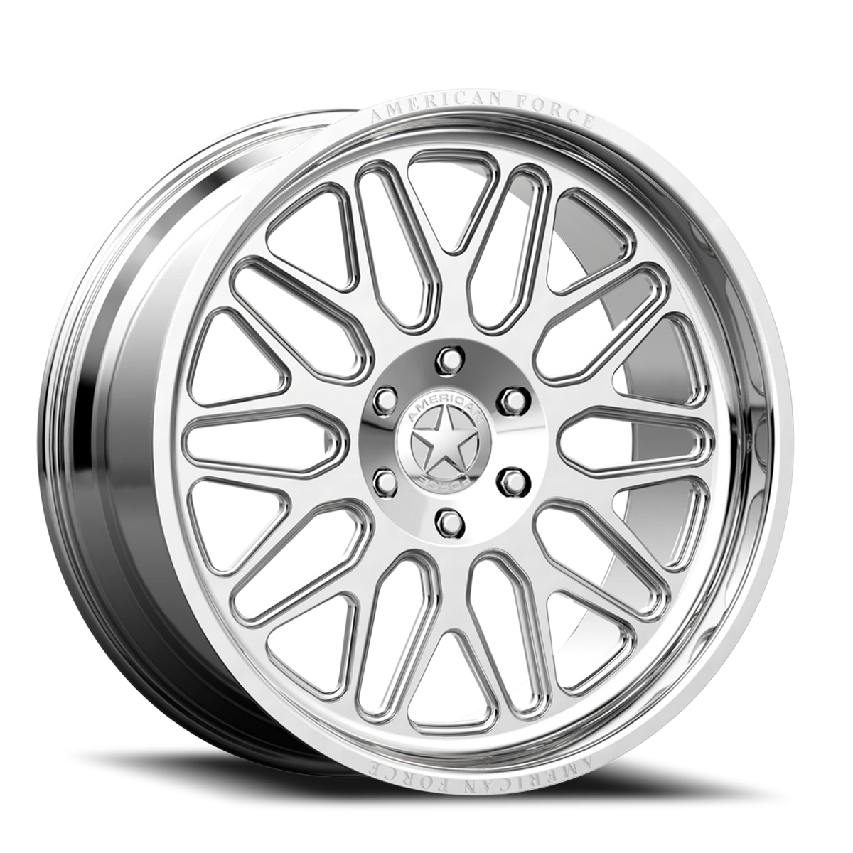 American Force M54 Evolve HO Polished 22x10 +25 8x165.1mm 122mm - Wheelwiz