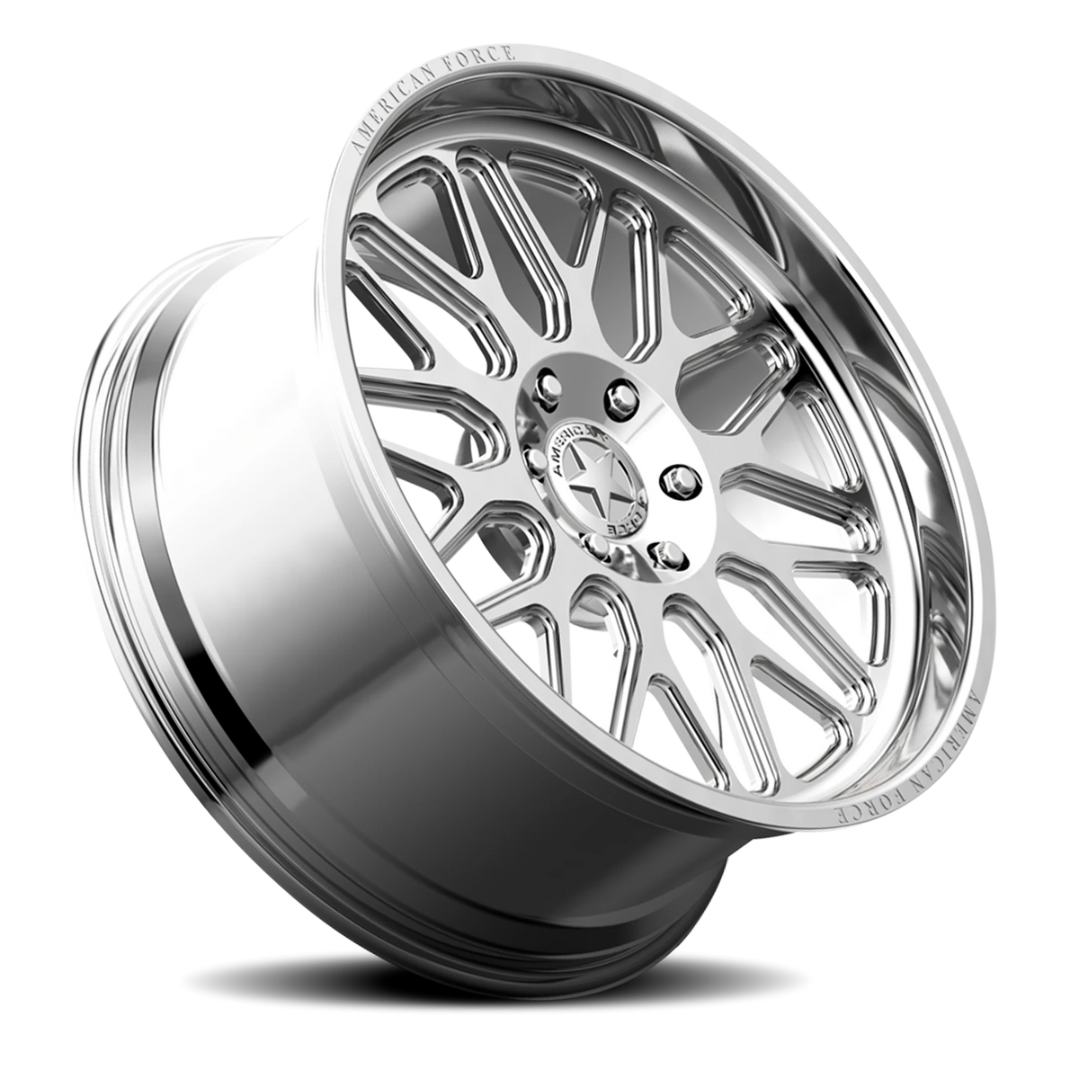 American Force M54 Evolve HO Polished 22x10 +25 8x180mm 124mm - Wheelwiz