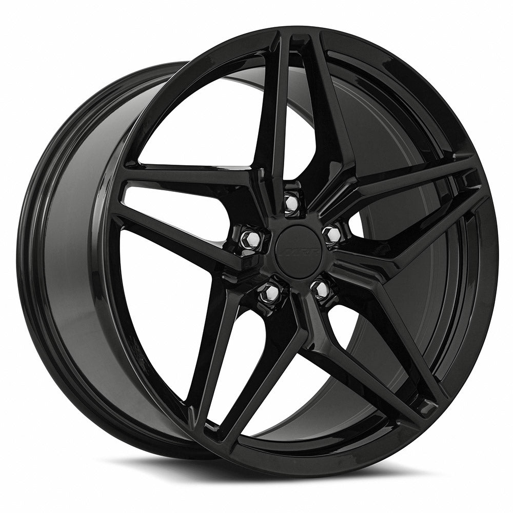 MRR M755 Gloss Black 19x11 +55 5x120.65mm 70.3mm - Wheelwiz