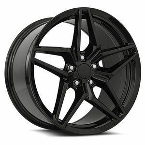 MRR M755 Gloss Black 20x11 +55 5x120.65mm 70.3mm - Wheelwiz