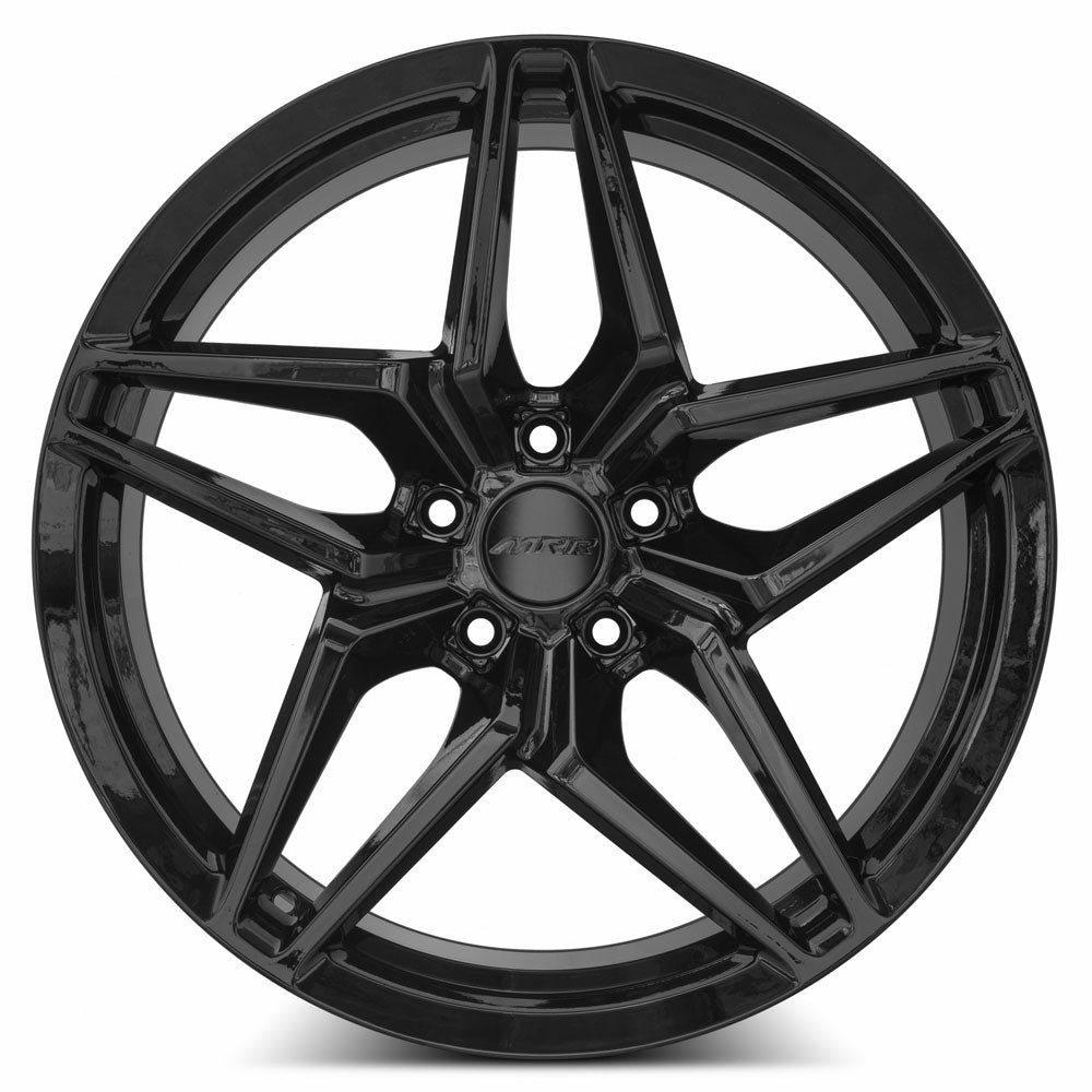 MRR M755 Gloss Black 20x12 +50 5x120.65mm 70.3mm