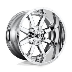 Fuel Offroad D536 MAVERICK Chrome Plated 18x12 -44 6x135|6x139.7mm 106.1mm - WheelWiz