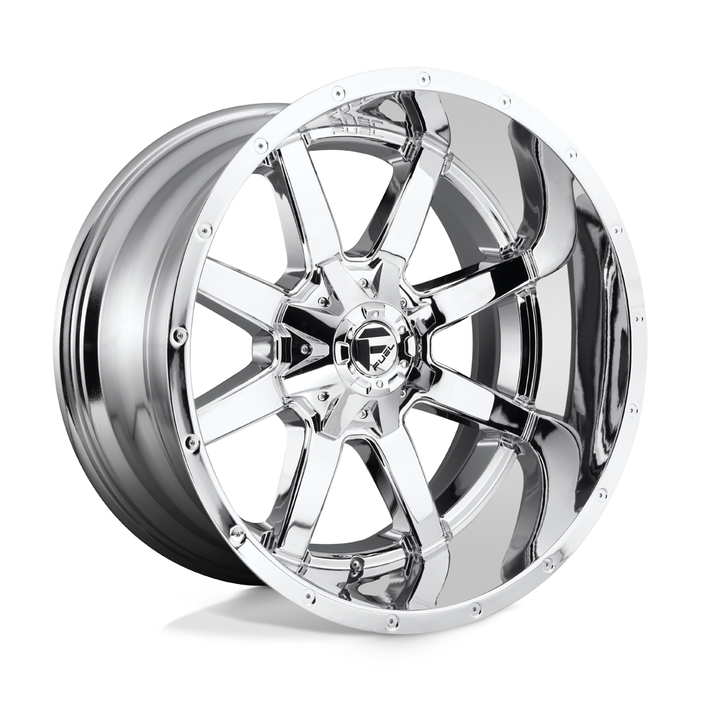 Fuel Offroad D536 MAVERICK Chrome Plated 20x10 -12 8x165.1mm 125.1mm - WheelWiz