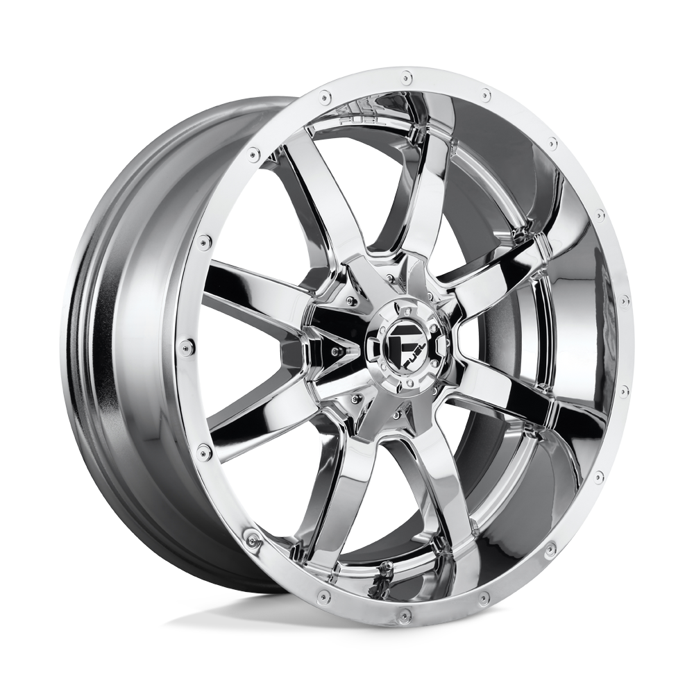 Fuel Offroad D536 MAVERICK Chrome Plated 22x10 +10 8x180mm 124.2mm - WheelWiz