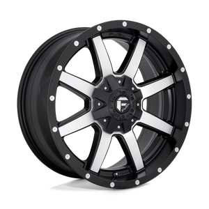 Fuel Offroad D537 MAVERICK Matte Black Machined 20x12 -44 8x165.1mm 125.1mm - WheelWiz