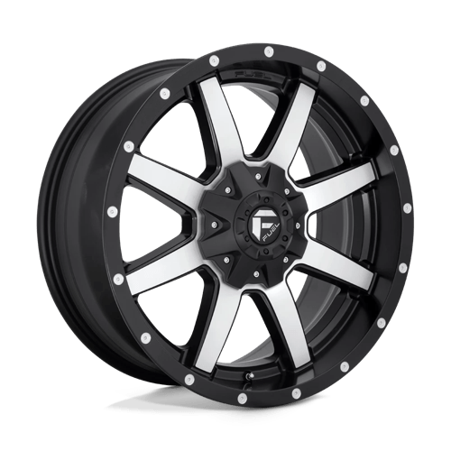 Fuel Offroad D537 MAVERICK Matte Black Machined 18x9 +1 6x135|6x139.7mm 106.1mm - Wheelwiz
