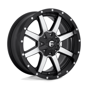 Fuel Offroad D537 MAVERICK Matte Black Machined 20x9 +01 8x180mm 125.1mm - WheelWiz