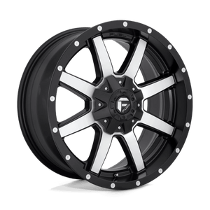 Fuel Offroad D537 MAVERICK Matte Black Machined 20x14 -76 8x170mm 125.1mm - Wheelwiz