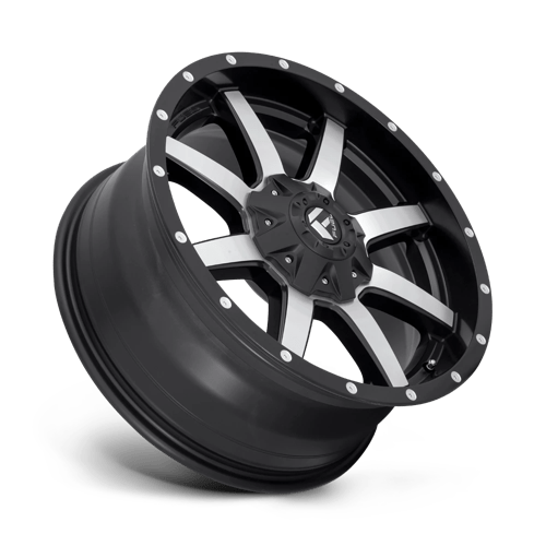 Fuel Offroad D537 MAVERICK Matte Black Machined 20x10 -18 8x165.1mm 125.1mm - Wheelwiz
