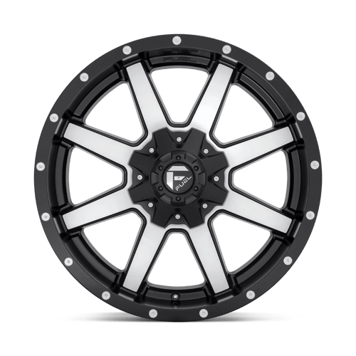 Fuel Offroad D537 MAVERICK Matte Black Machined 20x10 -24 6x135|6x139.7mm 106.1mm - Wheelwiz