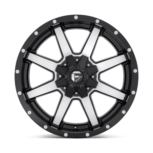 Fuel Offroad D537 MAVERICK Matte Black Machined 20x10 -12 6x135|6x139.7mm 106.1mm - WheelWiz