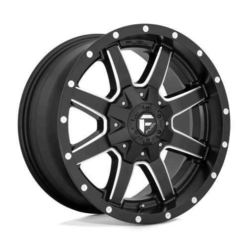 Fuel Offroad D538 MAVERICK Matte Black Milled 20x10 -24 8x165.1mm 125.1mm - WheelWiz