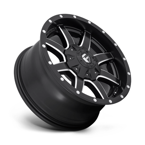 Fuel Offroad D538 MAVERICK Matte Black Milled 17x9 -12 5x135mm 87.1mm - Wheelwiz