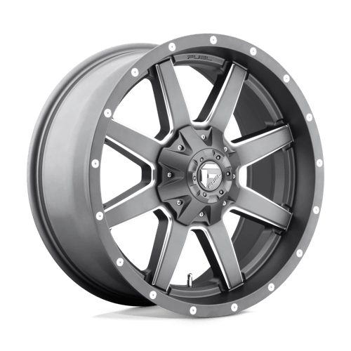 Fuel Offroad D542 MAVERICK Matte Gun Metal Milled 20x10 -18 6x135|6x139.7mm 106.1mm - WheelWiz