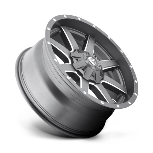 Fuel Offroad D542 MAVERICK Matte Gun Metal Milled 20x10 -18 6x135|6x139.7mm 106.1mm - WheelWiz