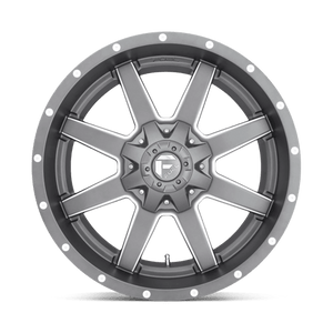 Fuel Offroad D542 MAVERICK Matte Gun Metal Milled 20x10 -18 6x135|6x139.7mm 106.1mm - WheelWiz