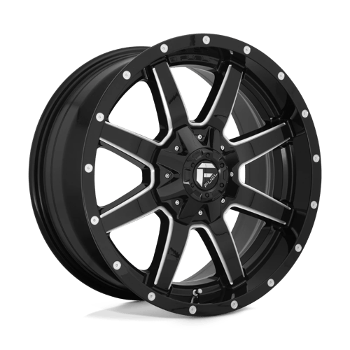 Fuel Offroad D610 MAVERICK Gloss Black Milled 22x12 -44 5x114.3|5x127mm 78.1mm - Wheelwiz