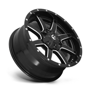 Fuel Offroad D610 MAVERICK Gloss Black Milled 20x12 -44 6x135|6x139.7mm 106.1mm