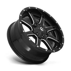 Fuel Offroad D610 MAVERICK Gloss Black Milled 18x9 +14 6x135|6x139.7mm 106.1mm - WheelWiz