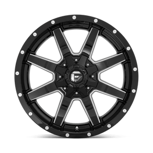 Fuel Offroad D610 MAVERICK Gloss Black Milled 20x12 -44 6x135|6x139.7mm 106.1mm - Wheelwiz