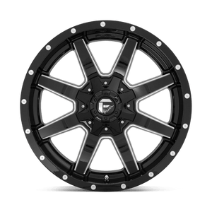 Fuel Offroad D610 MAVERICK Gloss Black Milled 20x12 -44 6x135|6x139.7mm 106.1mm