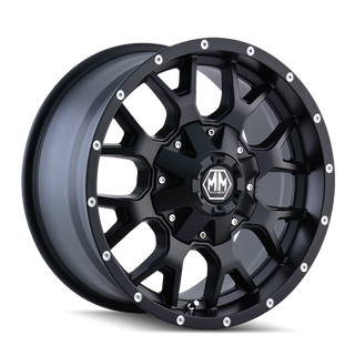 Mayhem WARRIOR Matte black 20x9 0 8x180mm 124.1mm